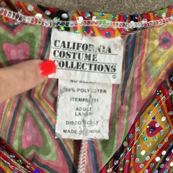 ❌ sold - true vintage* 90s disco costume - Picture 4 of 4